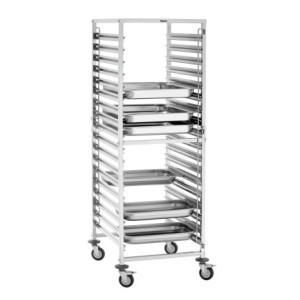 Carrello Gastronorm AGN1800-2/1 Bartscher in Acciaio Inox - Robusto e Spazioso