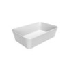 Presentation plate 80W-190x300 in white melamine - Bartscher