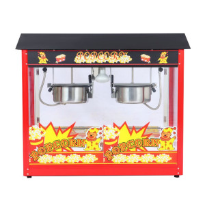 Macchina per Pop-Corn Professionale Double Dynasteel: Prepara popcorn deliziosi per i professionisti.