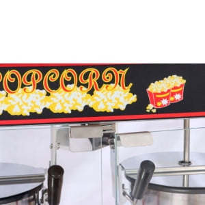 Macchina per Pop-Corn Professionale Double Dynasteel: Prepara popcorn deliziosi per i professionisti.