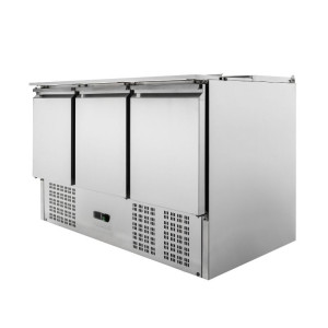 Saladette Compacte 3 Portes Dynasteel - Praticité et performance pour une expérience culinaire optimale