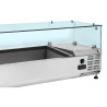 Saladette Refrigerata Vetrata GN 1/3 e 1/2 - Dynasteel Efficace