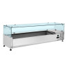 Saladette Refrigerata Vetrata GN 1/3 e 1/2 - Dynasteel Efficace