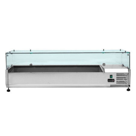 Saladette Refrigerata Vetrata GN 1/3 e 1/2 - Dynasteel Efficace