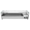 Saladette Refrigerata da Appoggio Vetrata - 7 x GN 1/3 - Dynasteel