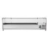 Saladette Refrigerata da Appoggio Vetrata - 8 x GN 1/3 - Dynasteel