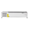 Saladette Refrigerata da Appoggio Coperchio Inox - 3 x GN 1/3 + 1 x GN 1/2 - Dynasteel