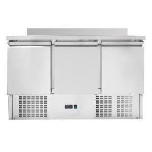 Tavolo Refrigerato Positivo GN 1/1 Con Alzatina - 3 Porte - Dynasteel