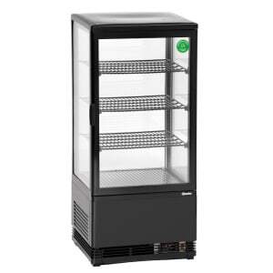 Mini Vetrina Refrigerata Professionale Bartscher - 78 L Nera