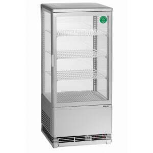 Mini Vetrina Refrigerata Professionale Bartscher - 78 L Argento