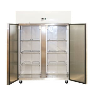 Armadio Refrigerato Positivo 1400 L Inox GN 2/1 – 2 Porte