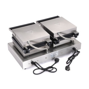 Gaufriera Elettrica Doppia - Liegi - Dynasteel