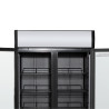 Vetrina Refrigerata per Bevande - 2 Porte - 736 L con Canopy - Dynasteel