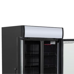 Vetrina per Bevande 736 L 2 Porte in Vetro 2-8 °C R290