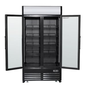 Vetrina per Bevande 736 L 2 Porte in Vetro 2-8 °C R290