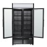 Vetrina per Bevande 736 L 2 Porte in Vetro 2-8 °C R290