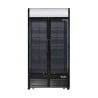 Vetrina per Bevande 736 L 2 Porte in Vetro 2-8 °C R290
