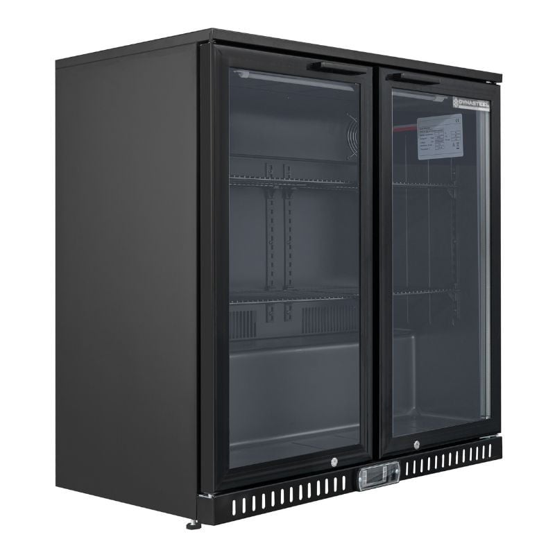 Retrobar Refrigerato 209 L 2 Porte in Vetro — Ventilato