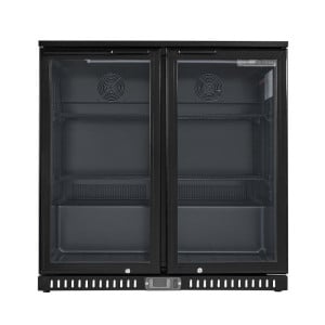 Retrobar Refrigerato 209 L 2 Porte in Vetro — Ventilato