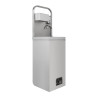 Lavandino a Pedale con Sapone e Distributore di Carta - Dynasteel