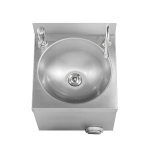 Stainless Steel Knee-Operated Hand Wash - Dynasteel