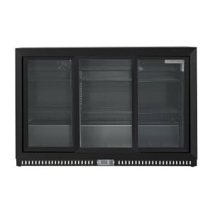 Retrobar Refrigerato Skinplate - 3 Porte in Vetro Scorrevoli - 328 L - Dynasteel