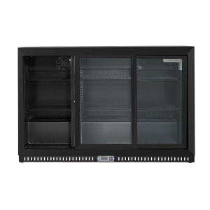 Retrobar Refrigerato Skinplate - 3 Porte in Vetro Scorrevoli - 328 L - Dynasteel