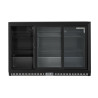 Retrobar Refrigerato Skinplate - 3 Porte in Vetro Scorrevoli - 328 L - Dynasteel