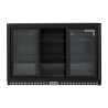 Retrobar Refrigerato Skinplate - 3 Porte in Vetro Scorrevoli - 328 L - Dynasteel