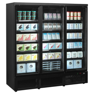 Armadio Refrigerato Negativo 3 Porte Vetrate - 1563 L - TEFCOLD