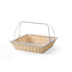 Bread Basket Rectangle - RollTop Lid - Hendi