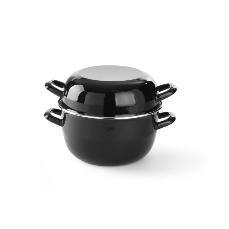 Cocotte per cozze smaltata 5 L Hendi