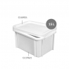 Vasca Rettangolare 15 L Bianco