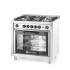 Fornello a gas - 5 fuochi con forno elettrico