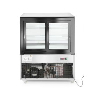 Vetrina refrigerata con 2 ripiani - 300 L