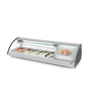 Vetrina per sushi - 5 x GN 1/3 - 63 L