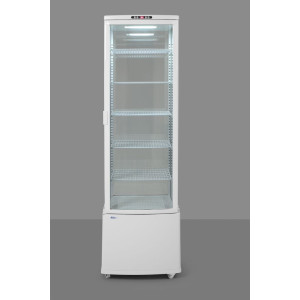 Vetrina refrigerata per dolci bianca - 280 L