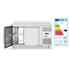 Countertop freezer with two doors Profi Line 280L - Brand HENDI - Fourniresto