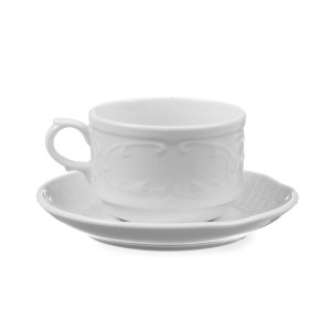 Tazza da caffè in porcellana Flora - 0,18 L