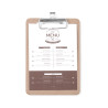 Porta-menu Clipboard - 125 x 180 mm