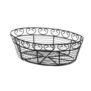 Oval Decorative Wire Basket - 255 x 160 mm