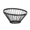 Black Oblique Fruit Basket - 150 mm Diameter