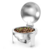 Chafing dish rotondo finitura satinata - Marca HENDI - Fourniresto