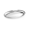 Oval Stainless Steel Dish - 350 x 240 mm - Brand HENDI - Fourniresto