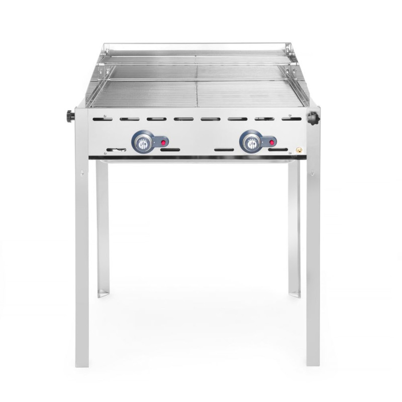 Barbecue a Gas Green Fire con 2 bruciatori - Marca HENDI - Fourniresto