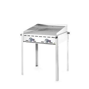 Barbecue a Gas Green Fire con 2 bruciatori - Marca HENDI - Fourniresto