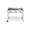 Barbecue a Gas Professionale Green Fire - 3 bruciatori - HENDI