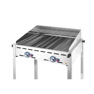 Griglia in ghisa per barbecue a gas professionale - GN 1/1 - HENDI