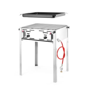 Barbecue a Gas Professionale Grill-Master Maxi - Marca HENDI - Fourniresto