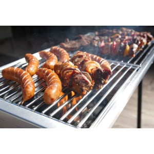 Barbecue a carbone di legna Patio - Marca HENDI - Fourniresto